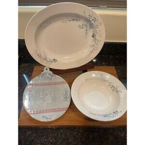 Pfaltzgraff Winter Frost 3 piece serving set